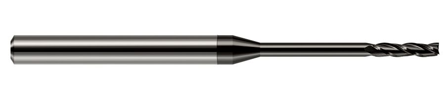 Picture of Harvey Tool 10078 Dia 0.078 LOC 0.50 OAL2.50 End Mill Standard Flute Standard Helix Carbide Diamond Single End Square Sharp